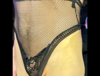 Cdmichelle Wearing Tanteddy with Black Bodysuit