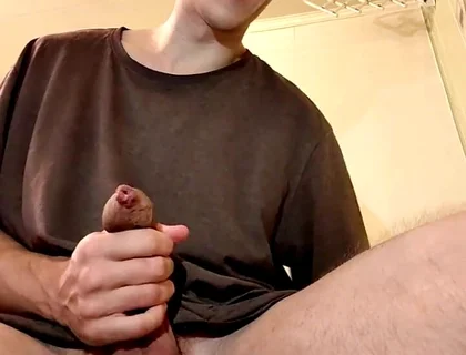 Getting Anal Orgasm with Pink Rubber Penis