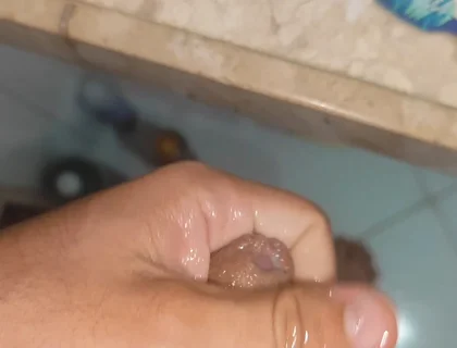 Increasing Phimosis Using Your Own Cum!