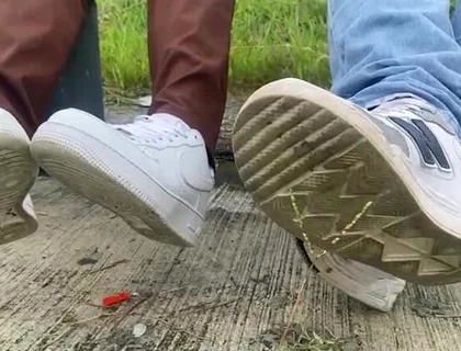 We Leave the Office and Stay in a Park Because Our Feet Sweat a Lot