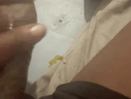 Oiling My Dick Jerking off