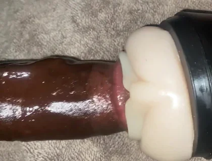 Fucking Torch Fake Pussy Cumming Hard
