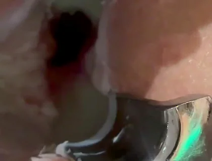 Pouring Hot Candle Wax Into Ass