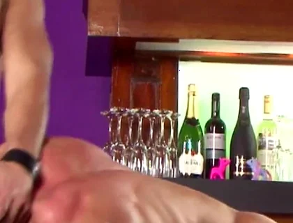 Horny DJ and a lighting master spending nice fuck-time in the bar, after doing a prepare for a 2night party