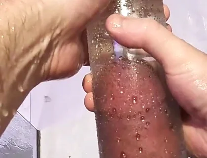 POV Morning Cock Pump with a Big Bear Body