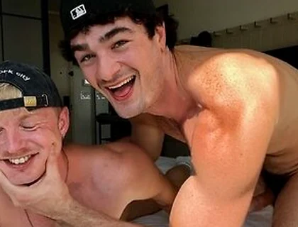 American Jock Breeds British Twink With A Fat Ass
