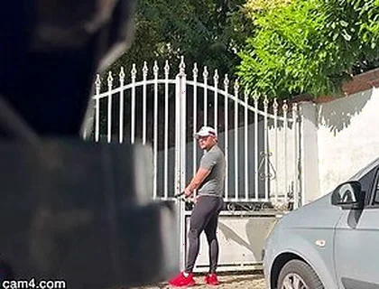 Andrew Wallker Spied By A Perv During Fitness Jerk And Intense Cumshot