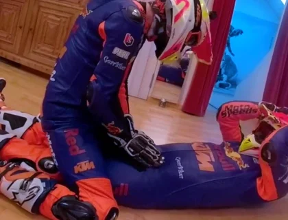 Ktm leather biker gear cuming