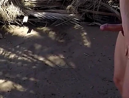 Naturist Fkk Putting Sunscreen on My Naked Body