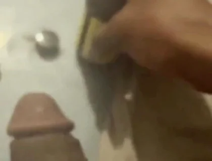 Oiling My Dick Jerking off