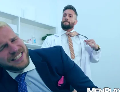 Malek Tobias, Tobias Malek And Nick North In North Checks In Butthole With His Fingers And Nice Dick