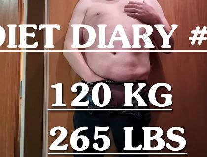 Diet Diary # 1 - Showing off My Body at the Start of My Diet