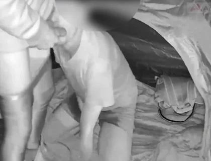 During His Jog, a Guy Discovers a Young Camper and Submits Him