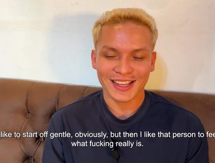 Gilbert Moon Breaks in John Bleck on Casting Couch