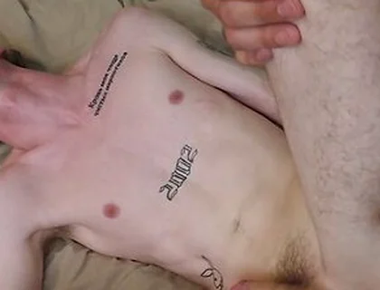 Delinquent Twink Gets His Holes Fucked Rough Bareback Pov & Face Covered In Cum - Beau Mance