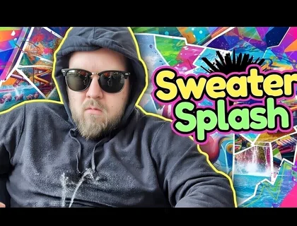 Sweater Spashed with Piss and Cum