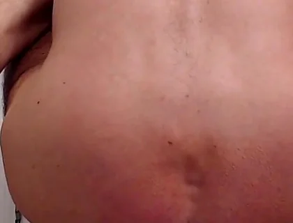 Quick Hard Fuck with Big Ribbed Dildo and Ruined Cum Milking