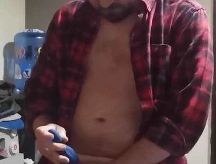 Fucking Flashlight Solo Cock Cumshot Jerking