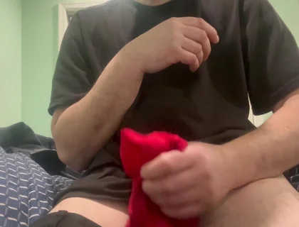 Stepdaddy Jerking off Into Stepdaughter Panties