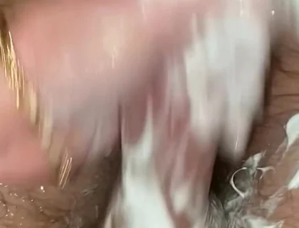 Handjob in the Bathroom