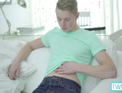 Rustie Port And James Blonde - Skinny Blonde Twink James T Milks His Throbbing Hard Meat!