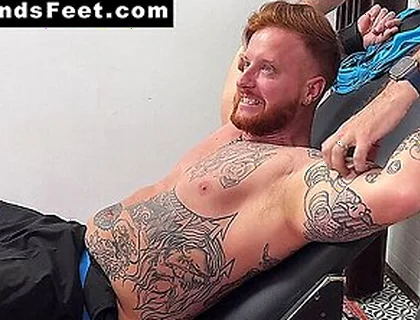 Dan Edwards Tickles Bound Anthony G Until He Squirms