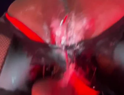 Super Horny Femboy Takes a Creamy Ride on Sex Toy - Surprise Fisting Moment