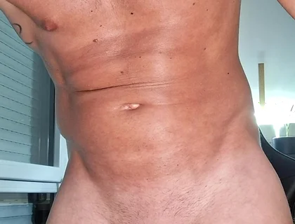 Big on My Belly After One Hell of an Ejaculation