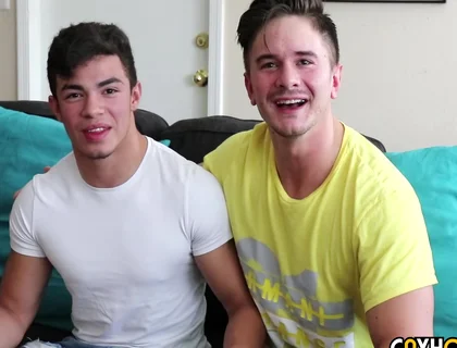 Julian Rodriguez And Zach Douglas - First Time Gay Sex