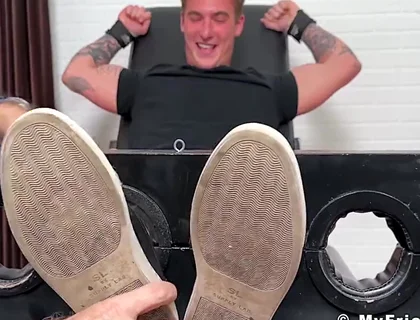 First Time Tickled Hard Until He Begs For Mercy With Tyler French, Dan Edwards And Connor Maguire