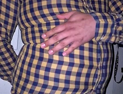 Popping My Button up on My Belly