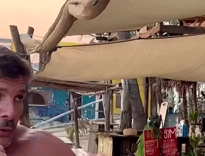 Punching Bag on Zipolite Beach