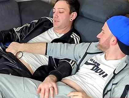 Sniffing Sneaker, Socks And Feet And Cum On Them