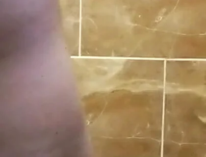 Some Scenes of Cutting Hair in the Toilet with the Door Closed