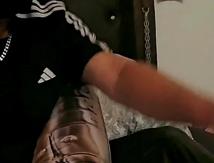 Playing Puppies Wrestling, Feet Worship and Teasing in the Bedroom Part 1
