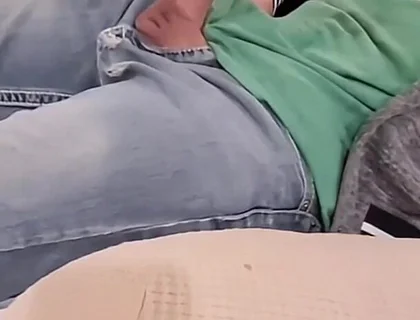 Big Cock No Hands Jacket Cumshot