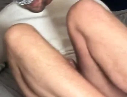 Nice Morning Jerking with Cum on My Ass