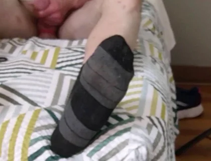 Watch Me Bust Stroke Close up Laying Down on Bed