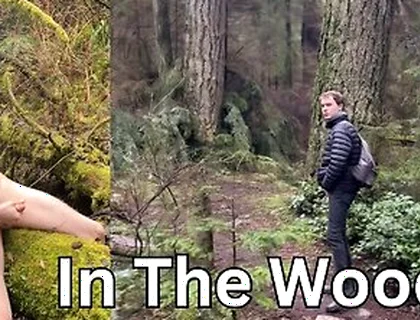 Blond Twink Pisses And Cums In Public During A Walk In The Forest
