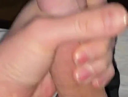 Morning Big Dick Masturbation - Close-up POV Cumshot