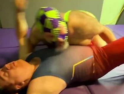Old Man Stocky Wrestles And Tickles Chubby Bear Matt