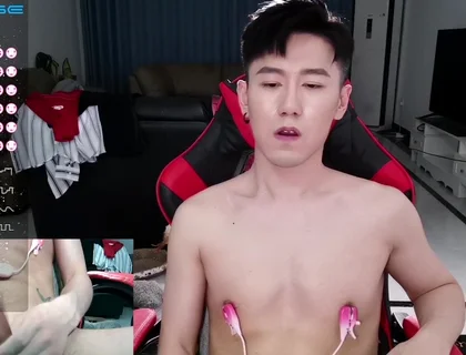 Double-camera, Self-insertion, Nipple Clips, Ejaculation