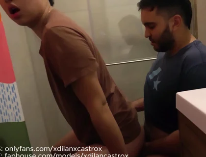 Cruising Fucking Twink Asshole in the Pool Bath