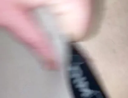 Ripped underwear and ripped asshole