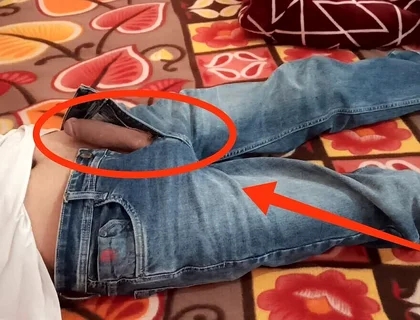 My Straight Friend Morning Wood Big Nonster Cock First Time I Give Him Handjob