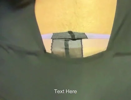 Crossdresser Cdmichelle Wearing Doted Pantyhoes Black Bodysuit