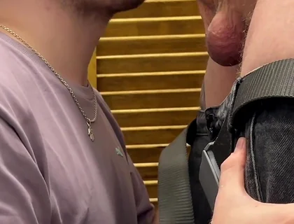 Sneaking Into a Toilet for an Orgasm in a Busy Restaurant and Almost Caught