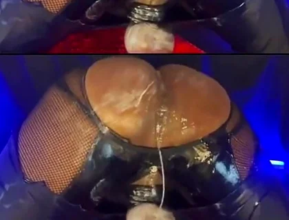 Bottom Digs in Gaping Butthole with Toys