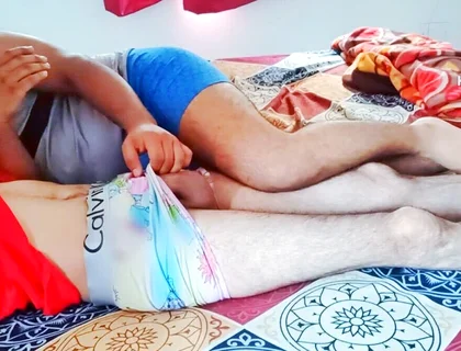 First Time I Open My Step Brother Underwear to See His Big Monster Cock