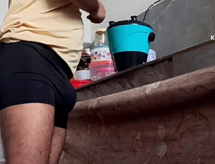 Straight Friend first time In Underwear Big Monster Cock